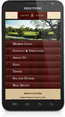 Addision Reserve Mobile Site