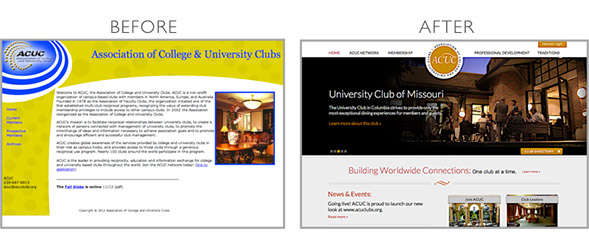 The Association of College and University Clubs website